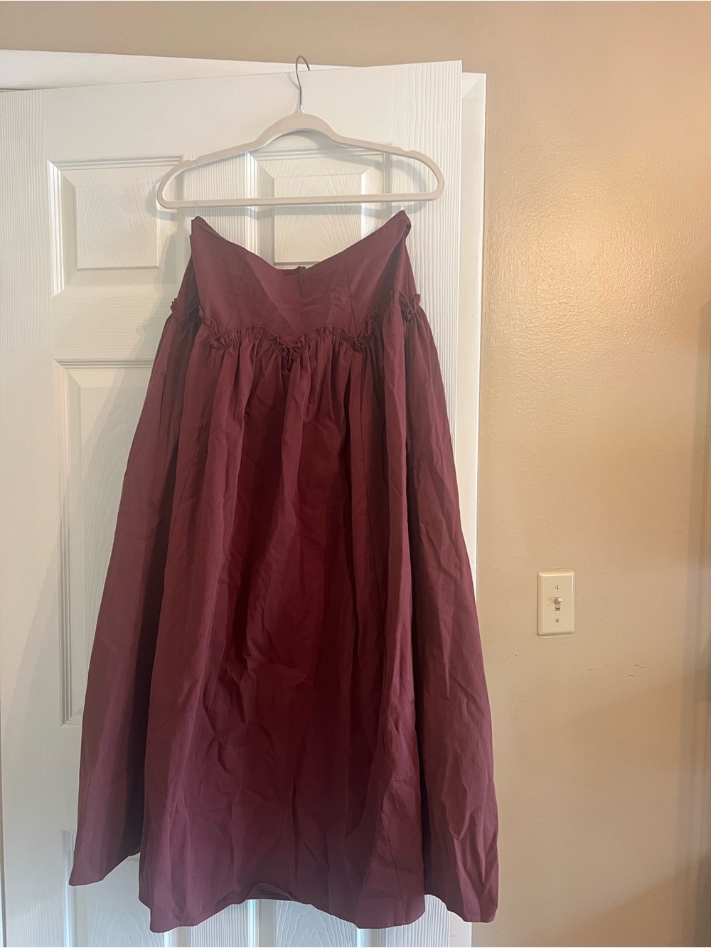 Curds & Whey Women's Wine Maxi Skirt